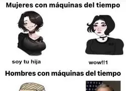 El uso de la m&aacute;quina del tiempo