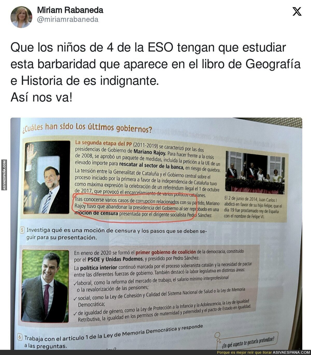 Los niños están estudiando la realidad de España