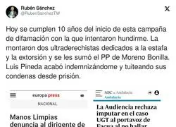 As&iacute; se unieron contra Rub&eacute;n S&aacute;nchez