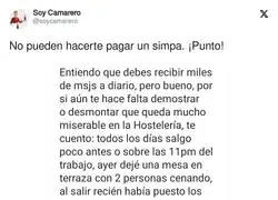 A este trabajador le hacen un simpa y el jefe le hace pagarlo a &eacute;l