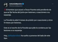 Conmovedor lo de El&iacute;as Bendodo con el acosador de Oscar Puente