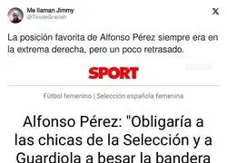 Alfonso P&eacute;rez la l&iacute;a con sus palabras sobre la selecci&oacute;n y Guardiola