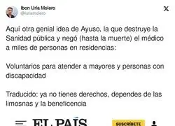 La gran idea de Ayuso