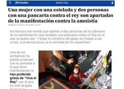 Los Mossos intervienen por los enfrentamientos entre fachas. Una peli de los Monty Python