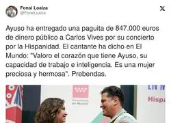 Carlos Vives se ha hecho de oro en Madrid