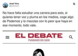 El periodismo va con todo contra Podemos