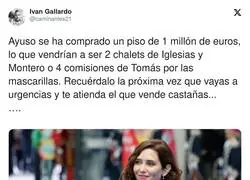 Ayuso se r&iacute;e de la gente