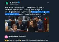 Y la Ayusada del d&iacute;a es...