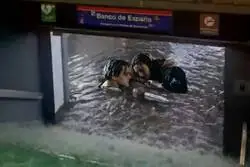 As&iacute; est&aacute; el panorama en Madrid cada vez que llueve