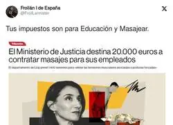 La buena vida del Ministerio de Justicia