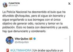 La polic&iacute;a debe actuar contra Vito Quiles