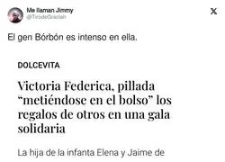 Victoria Federica es una Borb&oacute;n 100%