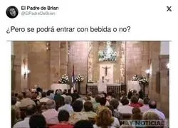 Pagar para entrar a la Iglesia