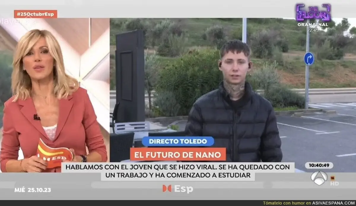 Ridículo monumental: Susana Griso pregunta al Nano sobre la jornada de 37,5h