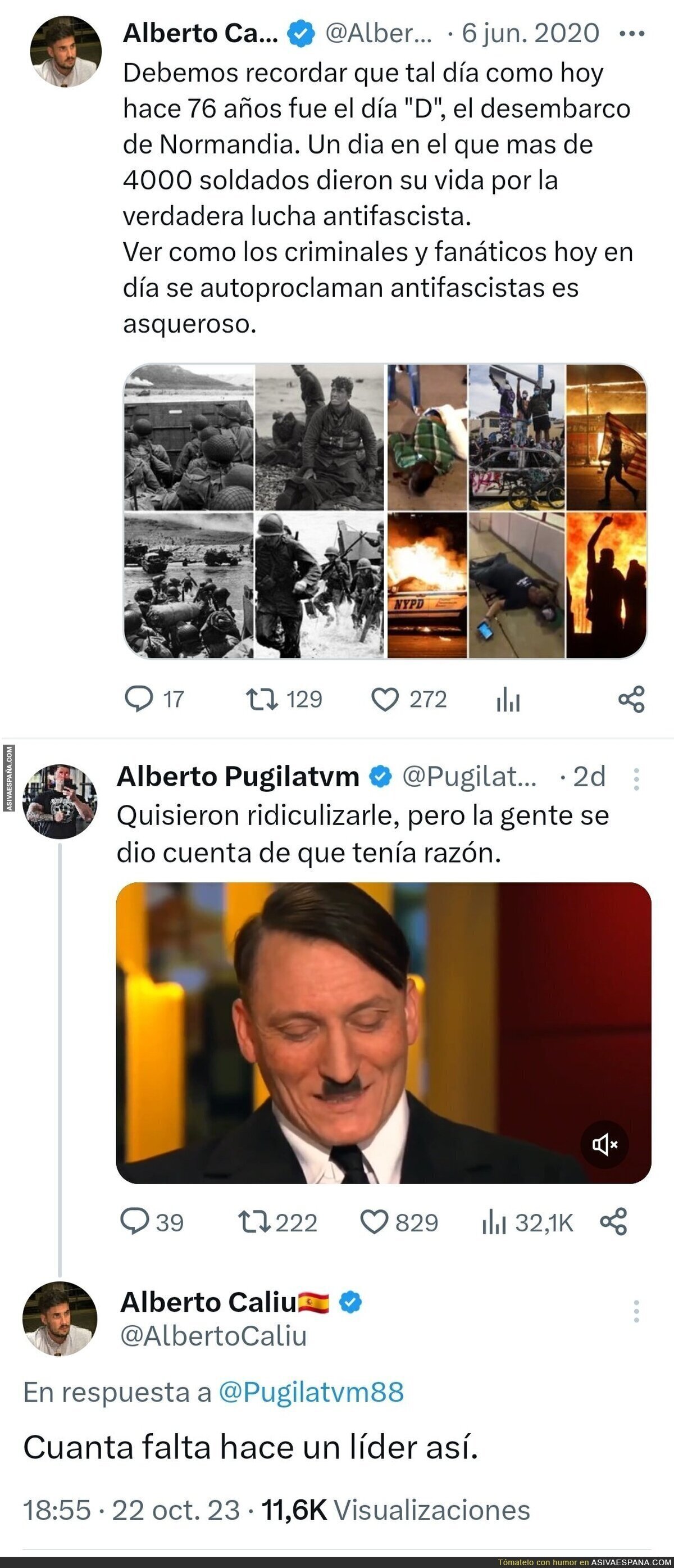 Alberto Caliu ya no se corta para nada