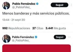 As&iacute; se contradice Pablo Fern&aacute;ndez