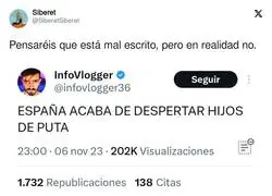 Espa&ntilde;a ha despertado