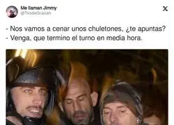 El gran colegueo visto en la Calle Ferraz