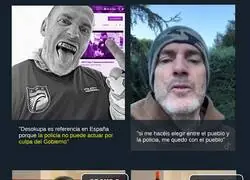 Un d&iacute;a estas sacando a gente de una casa y al siguiente denunciando que la poli gasea a personas en Ferraz