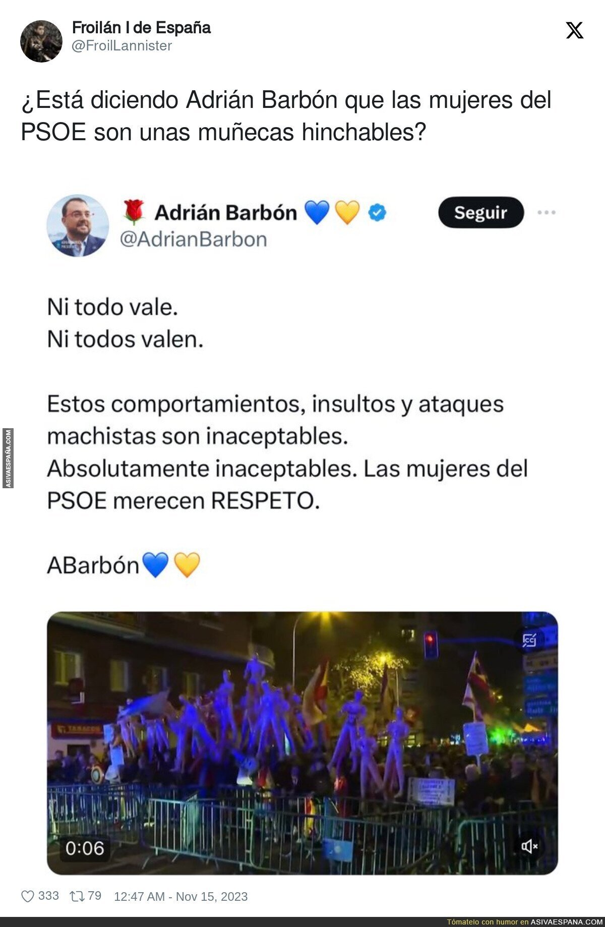 No entiendo a Adrián Barbón
