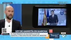 Gonzalo Mir&oacute; da una lecci&oacute;n sobre Pedro S&aacute;nchez y la Amnist&iacute;a