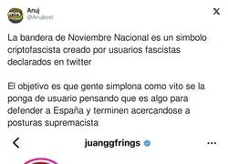 Cuidado con seg&uacute;nq ue banderas