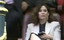 Isabel D&iacute;az Ayuso llama 'hijo de p*ta' a Pedro S&aacute;nchez en mitad del Congreso