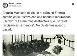 El triste final de Antonio Machado