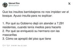 Lo que Ayuso trata de evitar