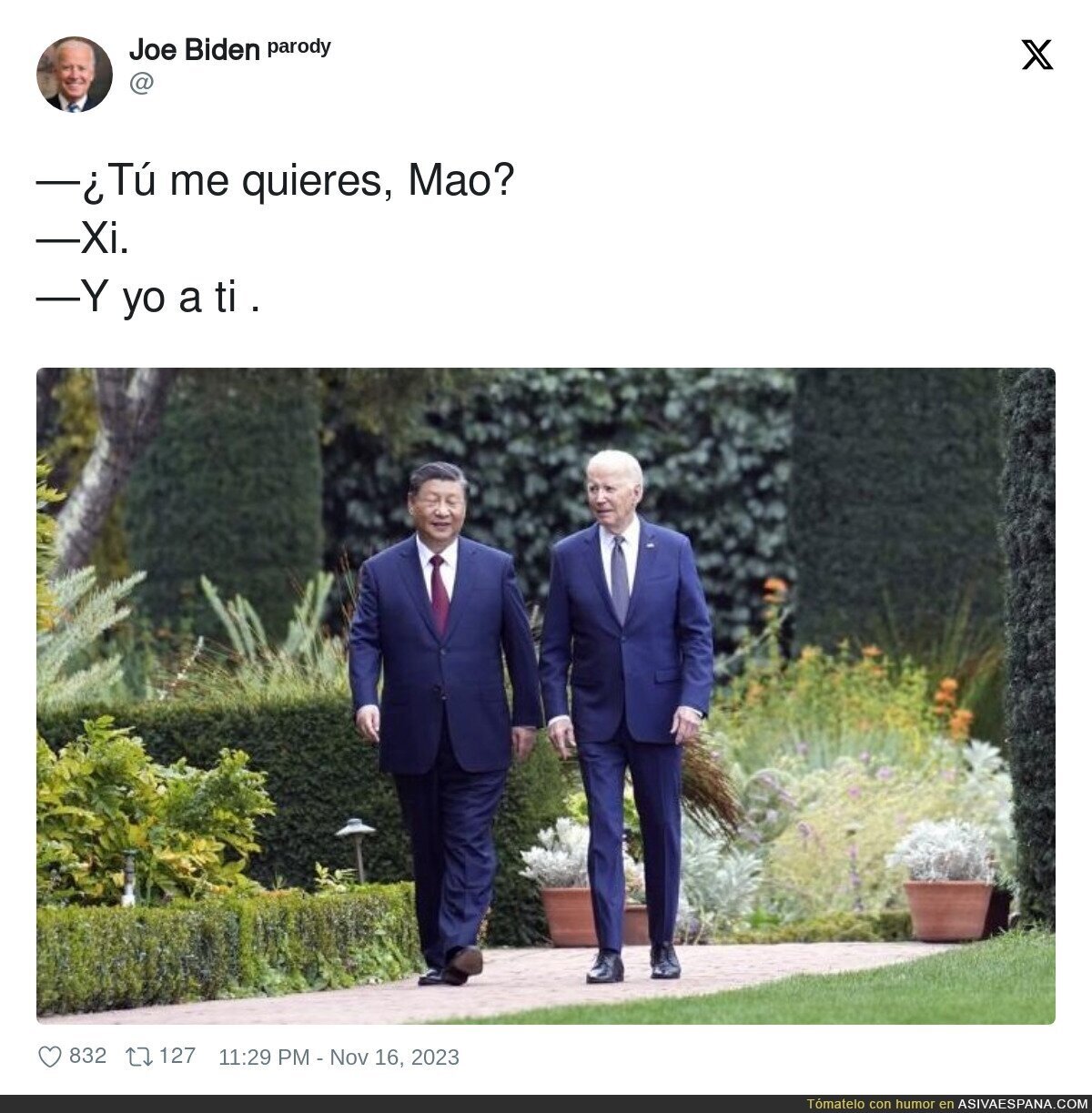 Biden necesita tiempo para pillar según que cosas
