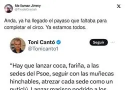Toni Cant&oacute; se une para hacer el rid&iacute;culo