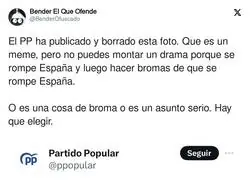 El cachondeo del PP con Espa&ntilde;a