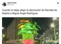 La curiosa decoraci&oacute;n navide&ntilde;a de Madrid
