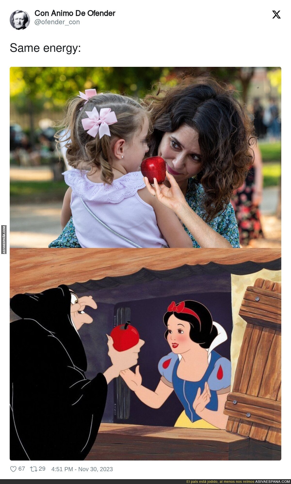 Cuidado con esa manzana