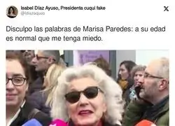 Marisa Paredes se qued&oacute; a gusto contra Ayuso