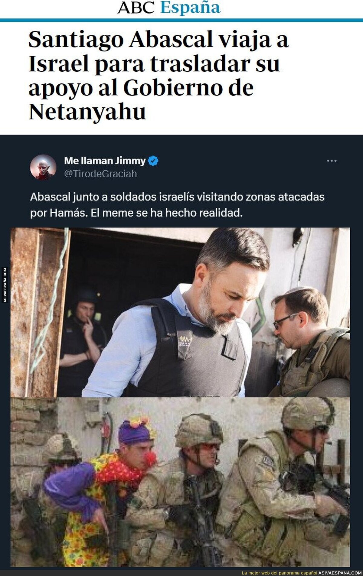 Apoyando el Genocidio, cada uno a lo suyo