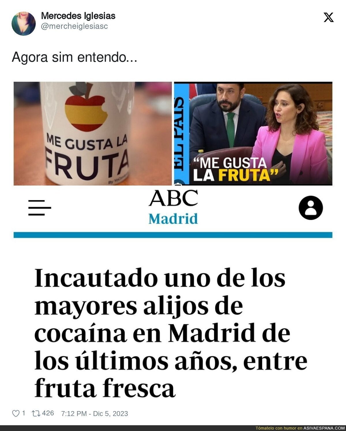 Se van entendiendo las cosas...