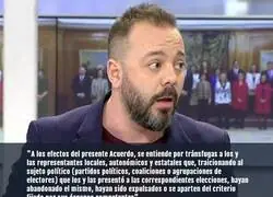 El transfuguismo de Podemos, seg&uacute;n Antonio Maestre
