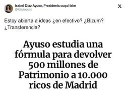 El favor de Ayuso a los ricos