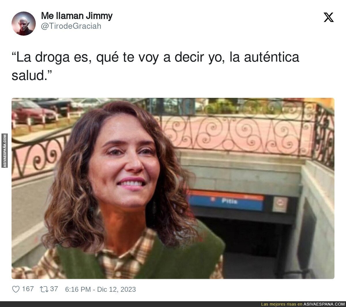 Ayuso disfruta en Madrid