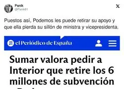 Yolanda D&iacute;az quiere la guerra