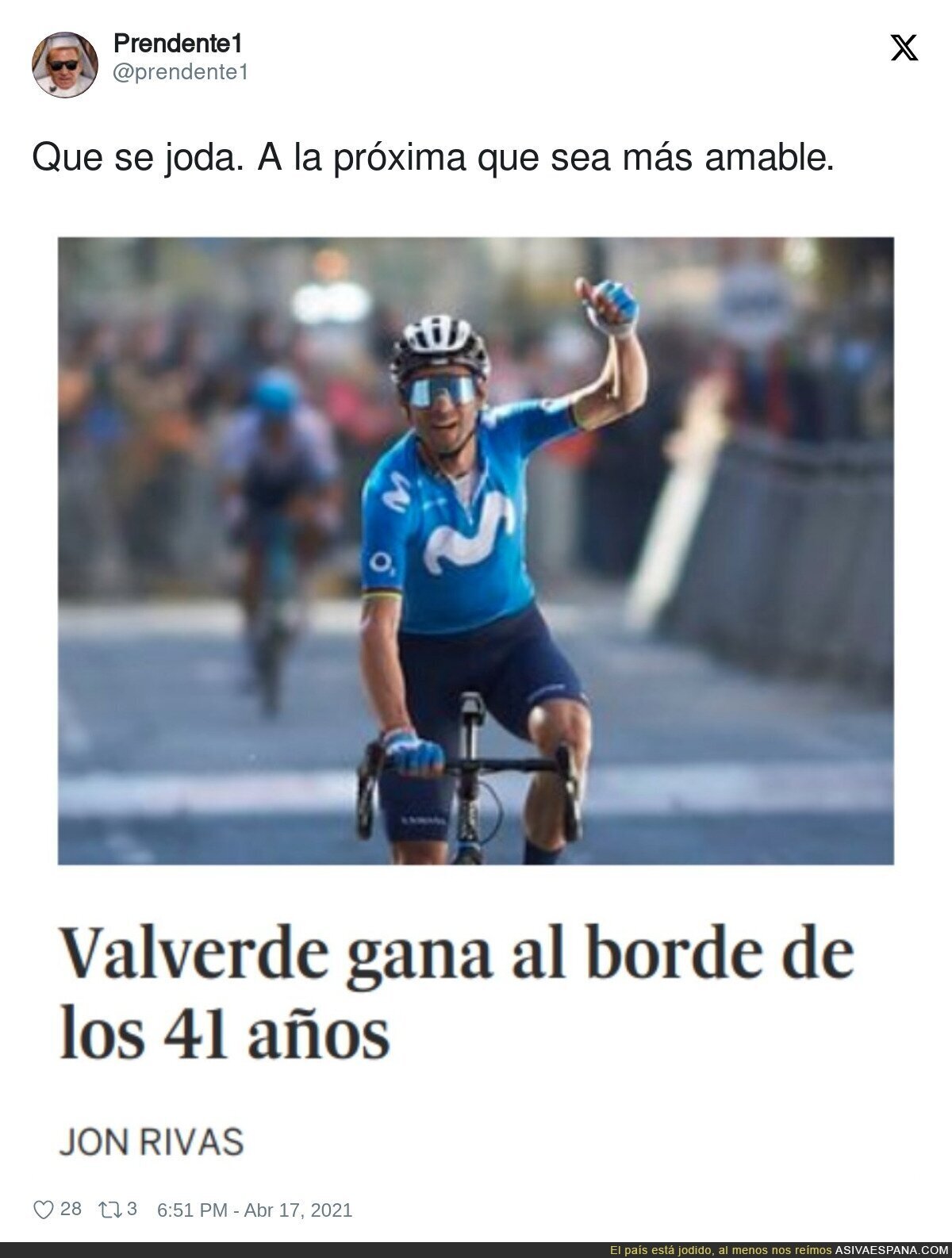 Terrible lo de Valverde