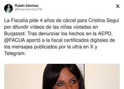 Cristina Segu&iacute; est&aacute; en problemas