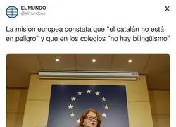 "El catal&aacute;n no est&aacute; en peligro"