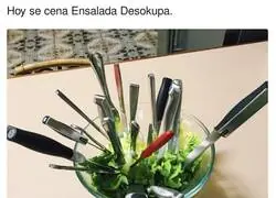 La cena en Desokupa