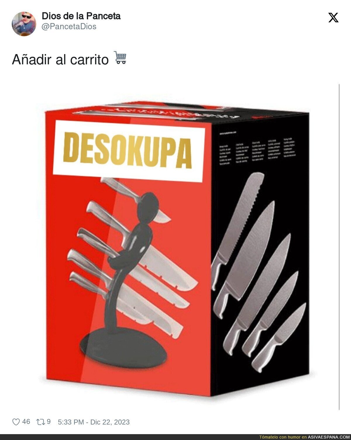 Regalo de Papa Noel para Desokupa