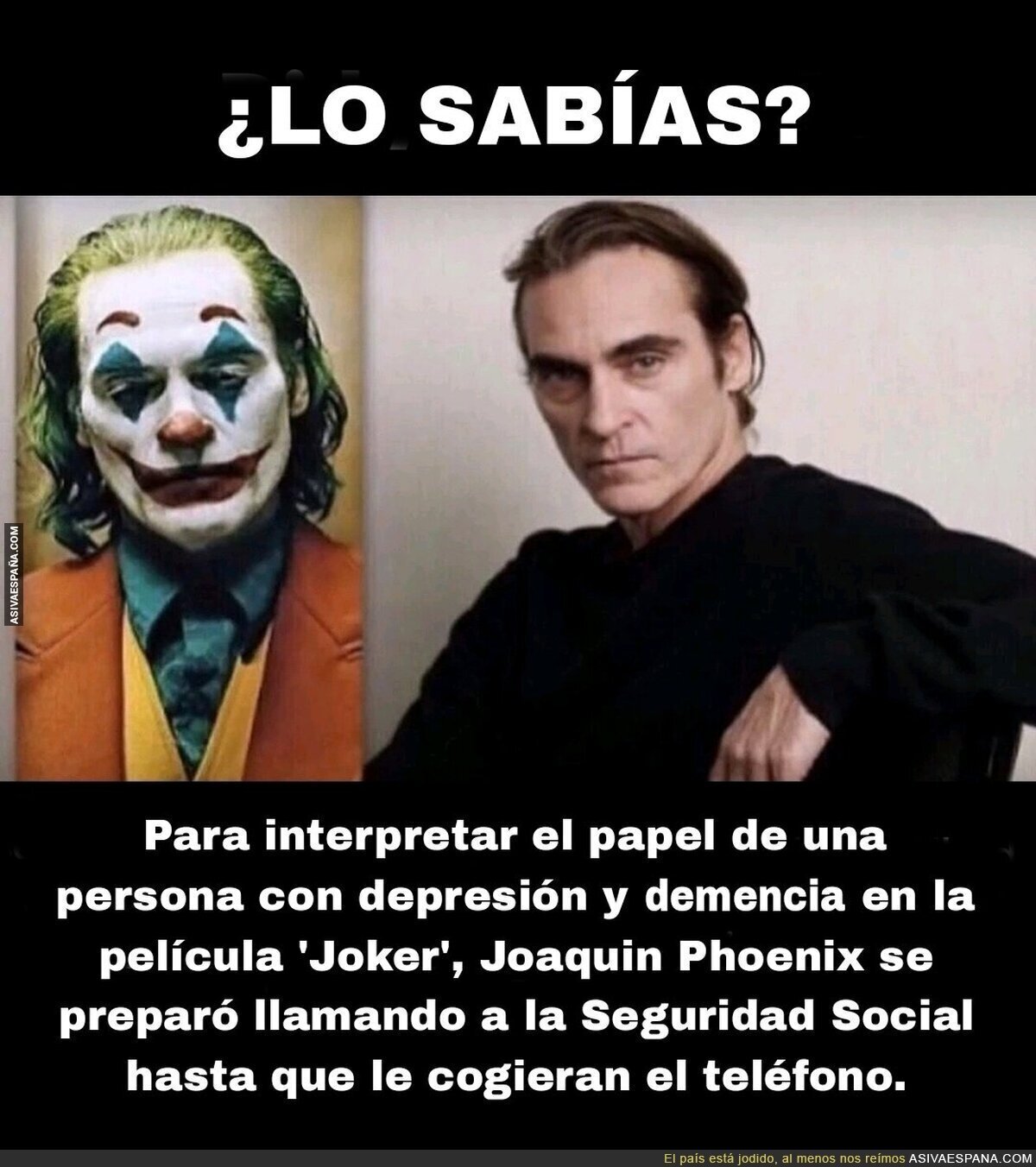 Así se interpreta un gran papel