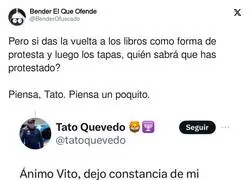 La protesta surrealista de la derecha