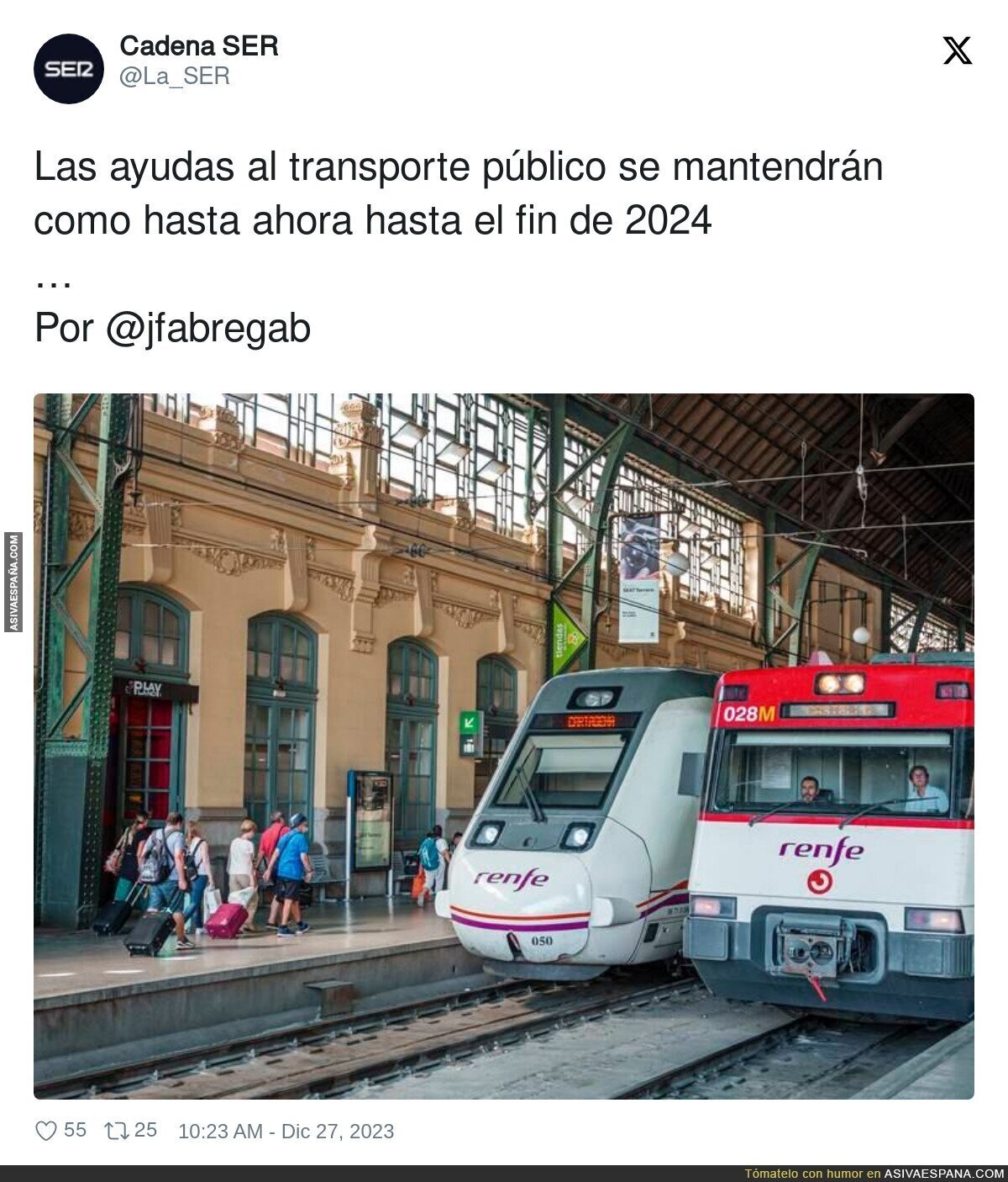 Se suman más ayudas al transporte público y para todos los viajeros habituales