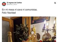 Las cenas de la gente de derechas